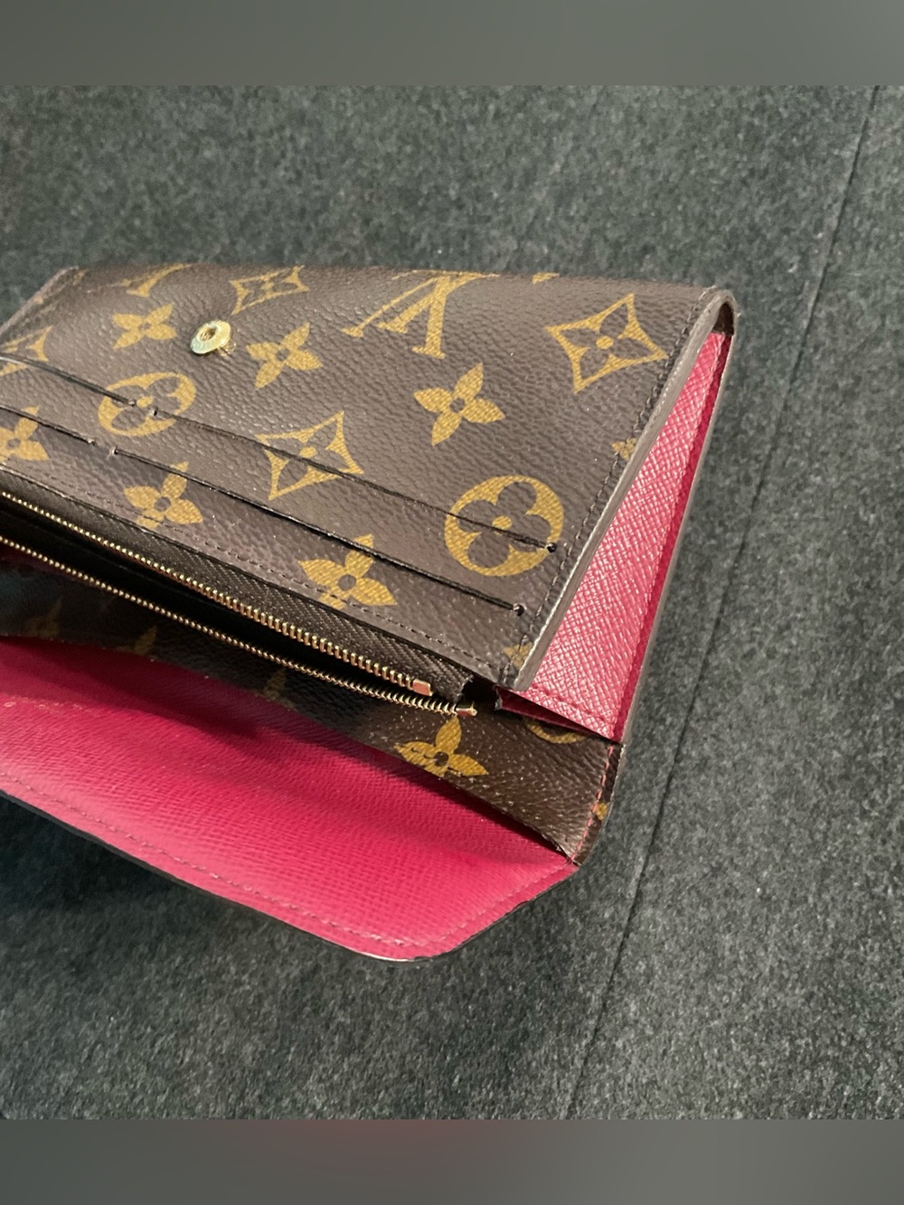 ✅AUTHENTIC LV LONG WALLET LOUIS VUITTON - Picture 12 of 13